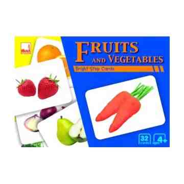 Bright Step Cards - Fruits And Vegetables image