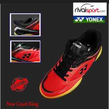 Sepatu badminton yonex Court King Red Black