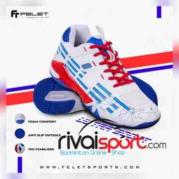Sepatu Felet Badminton Ultra Boost (White)
