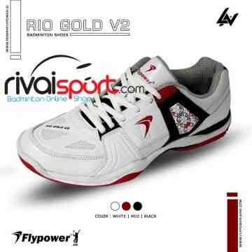 Sepatu Flypower Rio Gold V2 Black Red