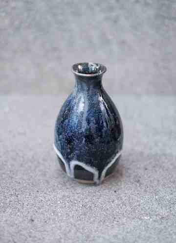 Blue Melted Vase