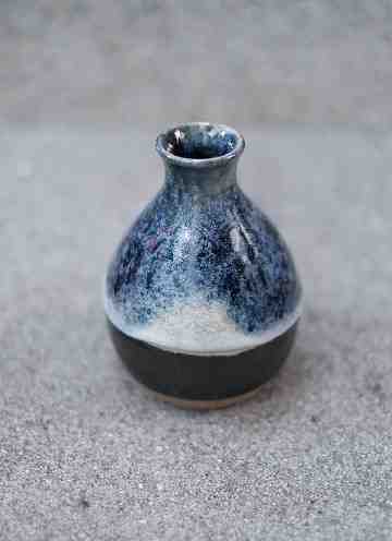 Blue Melted Vase #2