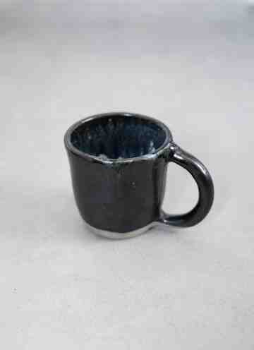 Black Melted Mug