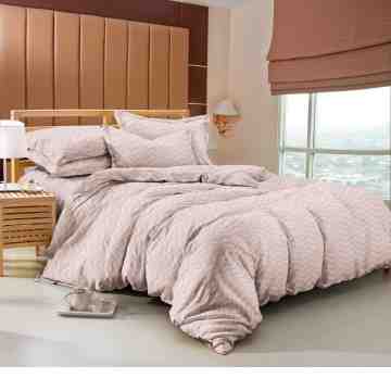 TOMOMI - BED SHEET / SPREI SET MICROTEX EMBOSS AIMI CORAL | DOUBLE