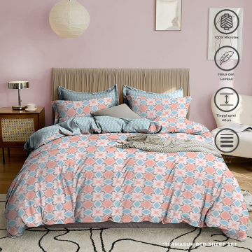 TOMOMI - BED COVER SET MICROTEX PRINT ICHIKA | DOUBLE