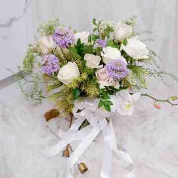 Nude Lilac in Possy Rustic Style Bridal Bouquet