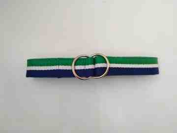 Metal Strap Belt Blue-Green