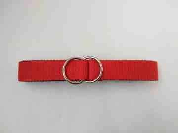 Metal Strap Belt Red