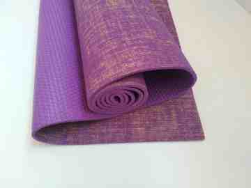 Jute Yoga Mat 6mm Purple