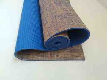 Jute Yoga Mat 6mm Blue