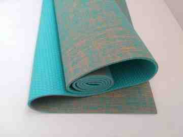 Jute Yoga Mat 6mm Tosca Blue