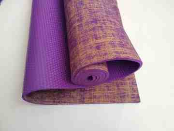 Jute Yoga Mat 8mm Purple