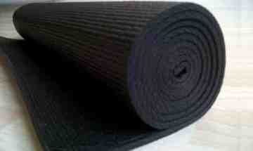 PVC Yoga Mat Black