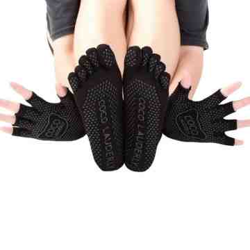 Yoga Socks Full Black
