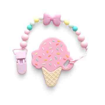 Ice Cream Teether Set - Pink image