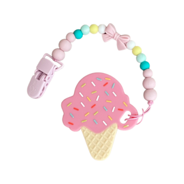 Ice Cream Teether Set - Pink image